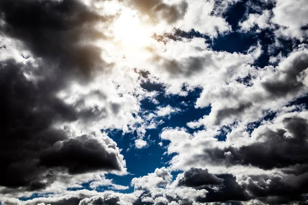 Cloudscape světlem — Stock fotografie