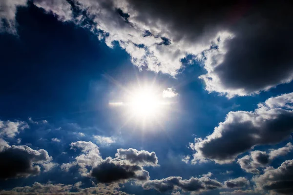 Cloudscape with a Sunlight — Stock Photo, Image