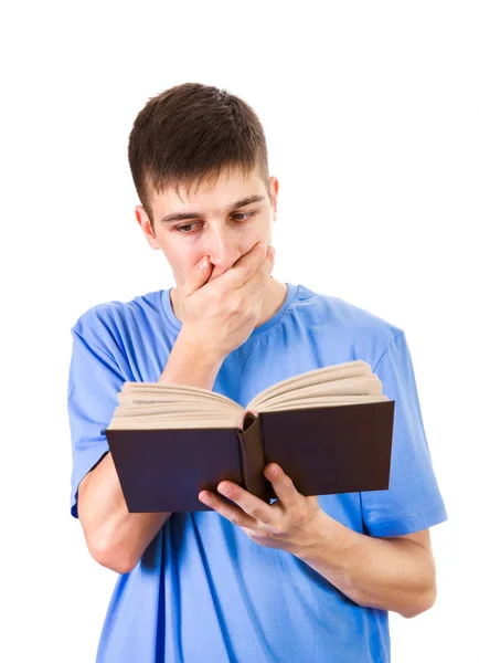 Young Man with a Book — Stock Photo, Image