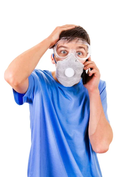 Man in the Mask — Stock Photo, Image