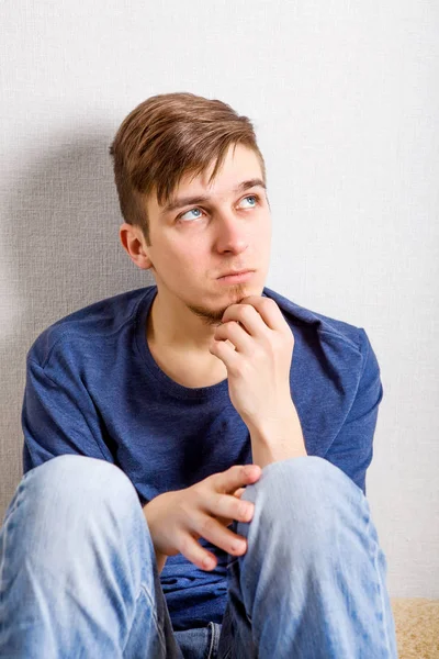 Pensive Young Man — Stock Photo, Image