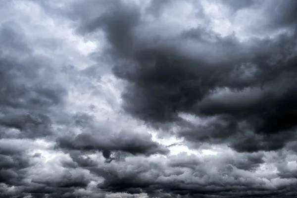 Nubes Tormenta Oscura Dramática Área Fondo — Foto de Stock