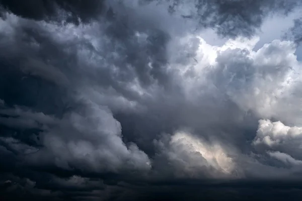 Dark Dramatic Storm Clouds Area Background — Stock Photo, Image