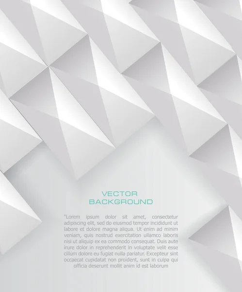 Banner Cuadrado Papel Con Sombras Sobre Fondo Gris Claro Ilustración — Vector de stock