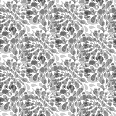 Tek renkli seamless modeli soyut çiçek. Çizilmiş çiçek arka plan Web, baskı, tekstil, duvar kağıtları ve daha fazlası.