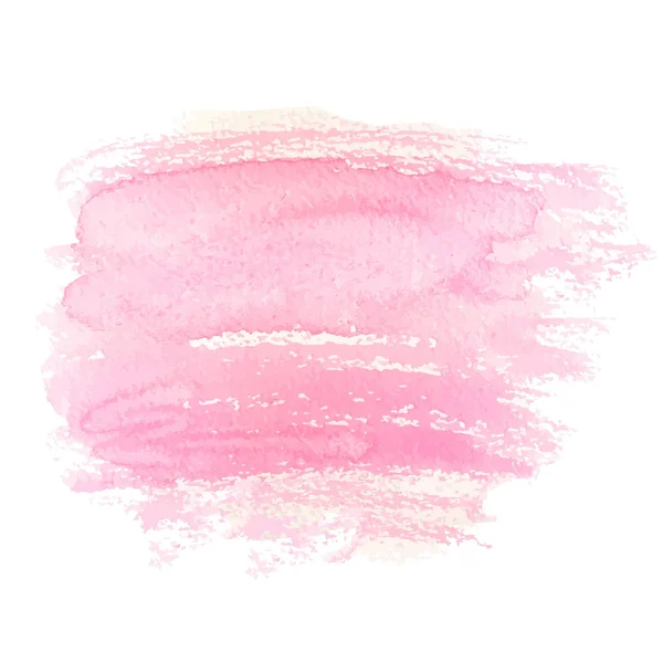 Abstracte Achtergrond Aquarel Borstel Verf Textuur Zachte Roze Kleuren Poster — Stockvector