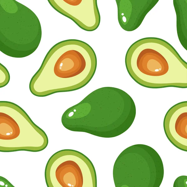 Estampado de aguacate Patrón sin costuras para textiles, estampados, ropa, manta, pancarta y más . — Vector de stock