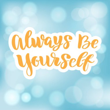 Vektör hat letetring alıntı. Motivasyon posteri veya kart