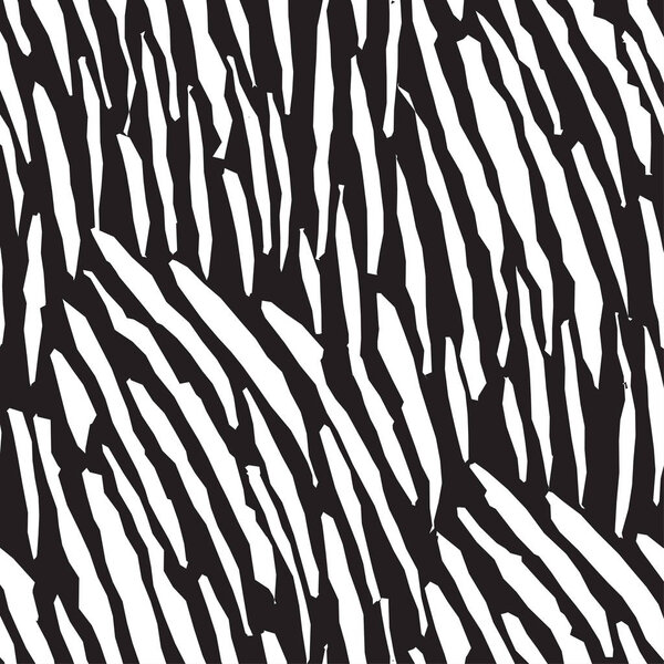 Vector illustration of seamless zebra pattern design