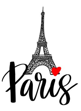 Harf Paris 'ten alıntı. Eyfel Kulesi işareti