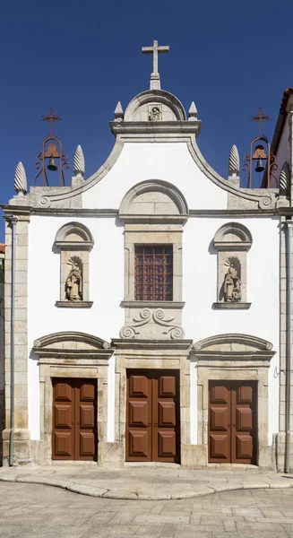 Cephe Merhamet Kilise Inşa Tarzında Mirandela Inci Yüzyılda Tras Montes — Stok fotoğraf