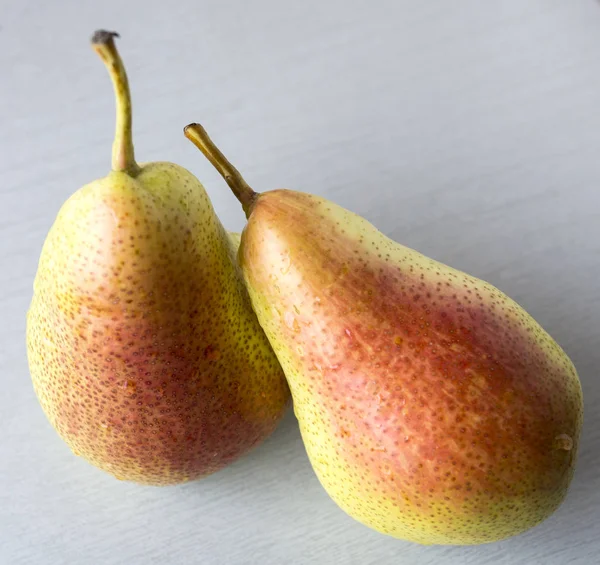 Forelle Pear Variety Pear Originated Germany Oblong Bell Shaped Highly — Stock Photo, Image