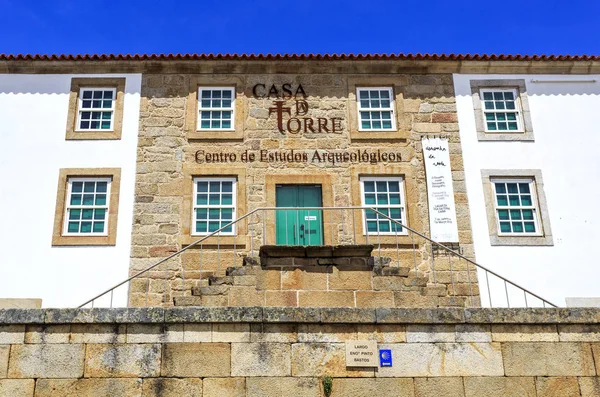 Fachada Casa Torre Construida Siglo Xiv Para Servir Residencia Los — Foto de Stock