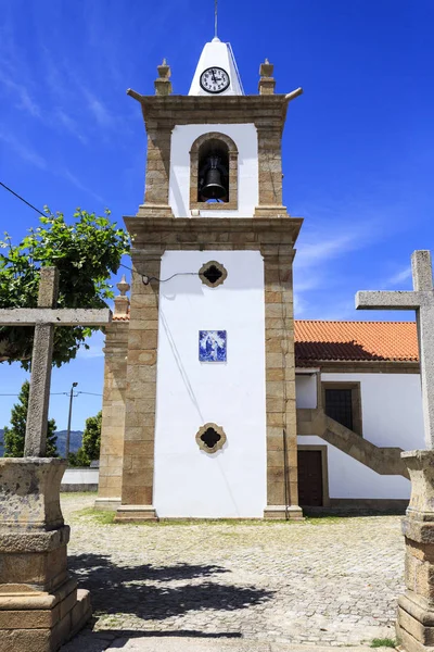 Clocher Église Paroissiale Maniériste Construite Xvie Siècle Dans Village Caria — Photo