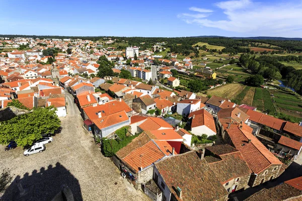 Byn Från Det Medeltida Slottet Sabugal Portugal — Stockfoto