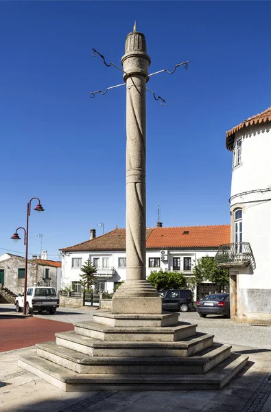 Восстановление Колонны Начала Xvi Века Сделанной Веке Сабугале Португалия — стоковое фото