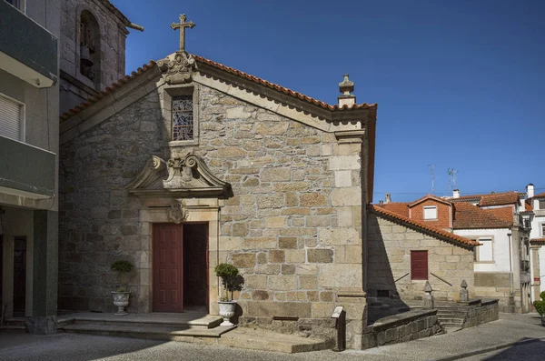 Cephe John Kilisesi Nin Sabugal Portekiz Yüzyılda Inşa Edilen Bir — Stok fotoğraf