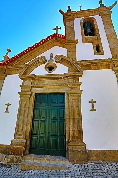 Hdr Vista Iglesia Parroquial Construida Siglo Xiv Renovada Finales Del —  Fotos de Stock