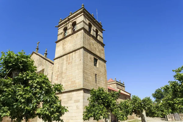 View Belfry Mannerist Church Our Lady Angels Almendra Portugal — Stock Photo, Image