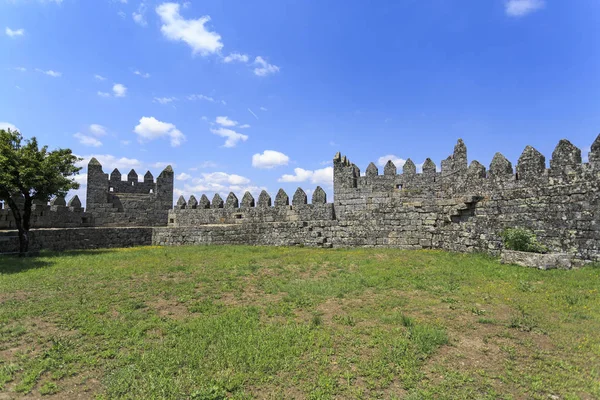 Vista Las Paredes Interiores Del Castillo Medieval Fundado Mediados Del —  Fotos de Stock