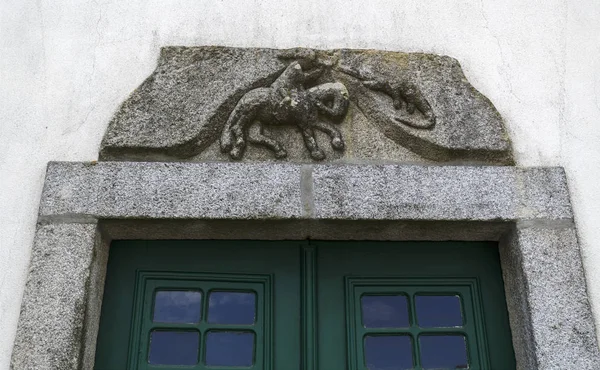 Транкозо, включая Святого Георгия, убивающего дракона — стоковое фото