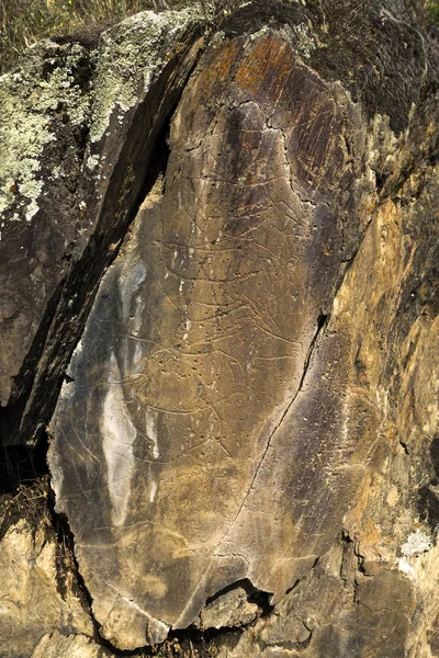 Sítio Arte Rupestre Pré Histórica Vale Côa Sítio Arqueológico Paleolítico — Fotografia de Stock