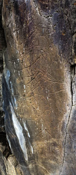 Prehistoric Rock Art Site Coa Valley Open Air Upper Paleolithic — Stock Photo, Image