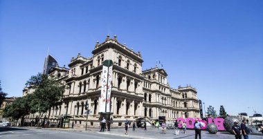 19. yüzyılın görünümünü ve miras İtalyan Rönesans mimarisinde hazine bugün Merkez Brisbane, Avustralya bir oyun Casino konut binası listelenen