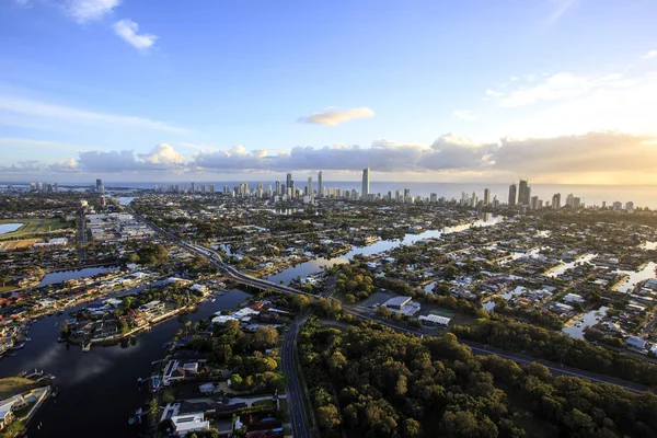 Vista Ubicación Más Deseable Para Vivir Australia Los Canales Costa — Foto de Stock