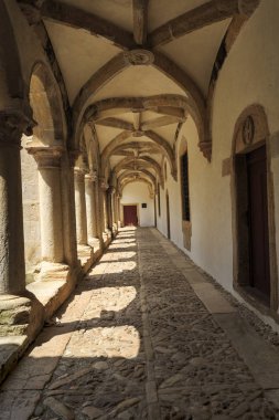 Micha Cloister 16. yüzyılda, Mesih, Tomar, Portekiz manastır inşa Ambulatuvar, görünümünü