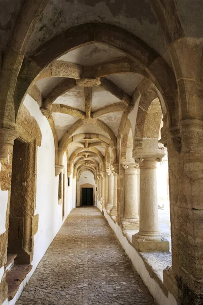 View Micha Cloister Ambulatory Built 16Th Century Convent Christ Tomar — Stock Photo, Image