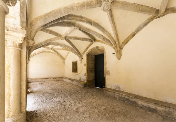 Door Connecting Micha Cloister Convent Christ Tomar Portugal — Stock Photo, Image