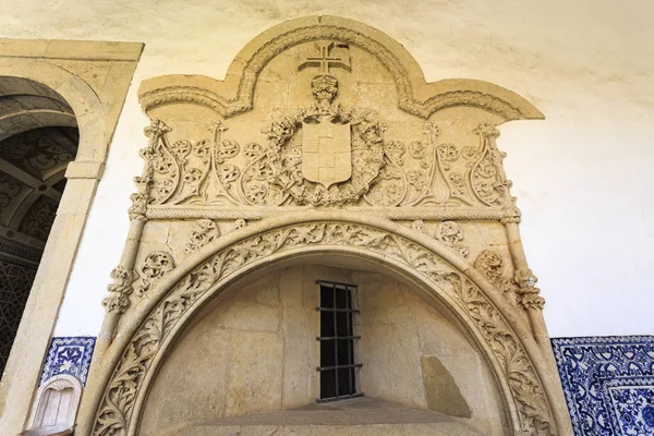 Detail Monumental Grave Diogo Gama Grand Master Prior Order Christ — Stock Photo, Image