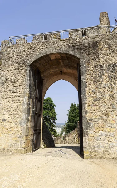 View Main Gate Entrance Templar Castle Tomar Portugal — Stock Photo, Image