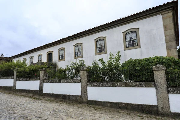 Magnificent Facade 18Th Century Cerveiras Manor Rural Property Located Mesquitela — Stock Photo, Image