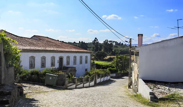 Schitterende Gevel Van 18De Eeuw Cerveiras Manor Een Landelijke Woning — Stockfoto