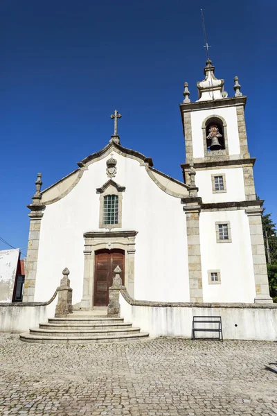 Vista Iglesia Parroquial Del Siglo Xviii Mesquitela Gouveia Portugal —  Fotos de Stock