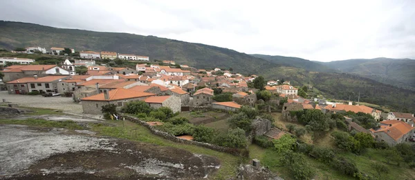Vista Panoramica Sul Bellissimo Villaggio Storico Linhares Beira Beira Alta — Foto Stock