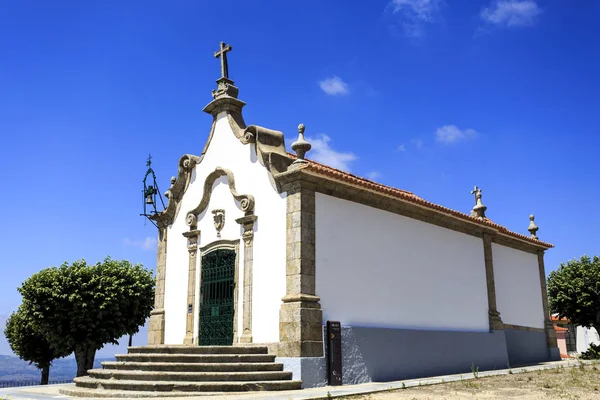 Vista Capela Senhor Calvário Construída Século Xix Arquitetura Rococó Gouveia — Fotografia de Stock