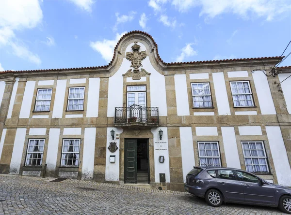 17. yüzyıl manor, Solar do Queijo Serra da Estrela peynir, 20 Temmuz 2018 yılında Celorico da Beira, Portekiz adlı meşhur koyunu süt peynir adanmış bir müze yüklenir