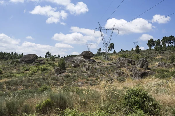 葡萄牙贝拉阿尔塔 Panoramic Beira 附近的圣根考古遗址全景 — 图库照片