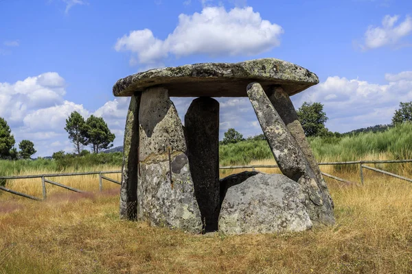 Dolmen Matanca Slaughter Fornos Algodres Portugal Burial Chamber Nine Props — Stock Photo, Image