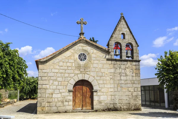 Vista Fachada Igreja Paroquial Igreja Santa Maria Madalena Matanca Fornos — Fotografia de Stock