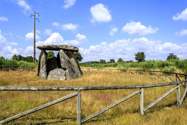 Dolmen Matanca Slaughter Fornos Algodres Portugal Burial Chamber Nine Props — Stock Photo, Image