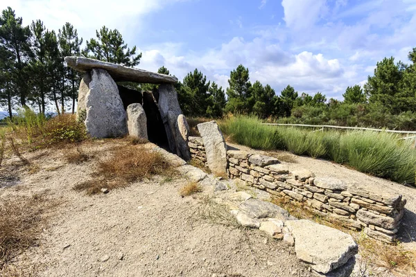 General View Dolmen Cortico Showing Chamber Corridor Fence Outer Limits — Stock Photo, Image