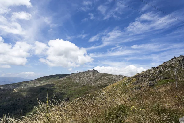 Hermosa Vista Panorámica Cordillera Montemuro Norte Portugal Día Verano Perfecto —  Fotos de Stock
