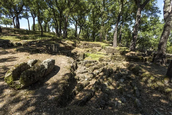 View Bronze Age Settlement Chester Also Called Castro Monte Padrao — Stock Photo, Image