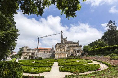 Palace Hotel Bussaco Neo-Manuelin mimari tarzı, Serra dağ aralığında bulunan geç 19. yüzyılda inşa edilen lüks otel mi Bussaco, Portekiz