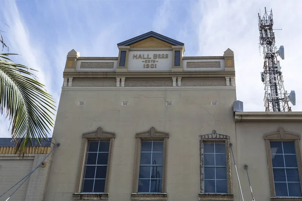 Prédio do património 1901 Hall Bros — Fotografia de Stock