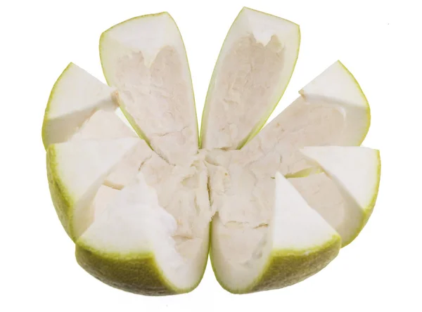 Préparation de fruits Pomelo pour manger — Photo